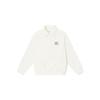Simple Soft Fashionable Comfortable Polo Neck Sweatshirt Women Sweatshirt Off-White VN000KDTFS8