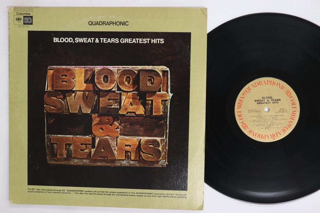 Виниловая пластинка BLOOD SWEAT TEARS Кровь Пот Слезы Величайшие Хиты CQ31170 COLUMBIA 1973 США Джаз Б/у