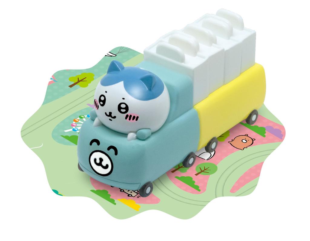 Masudaya Corporation Panel World Chiikawa Бегущий Хачивар Игрушка для детей от 3 лет, Б/У, 480-1715