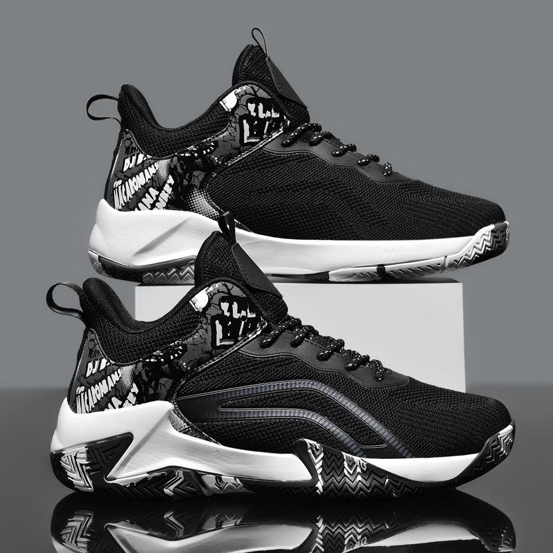 Мужские трендовые баскетбольные кроссовки на воздушной подушке с амортизацией и высококачественная спортивная обувь для бега