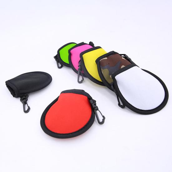 Golf Ball Cleaner Bag Wear-resistant Portable Reusable Protective Inner Plush Wipe Clean Soft Effortless Golf Ball Washer Pouch for Golf