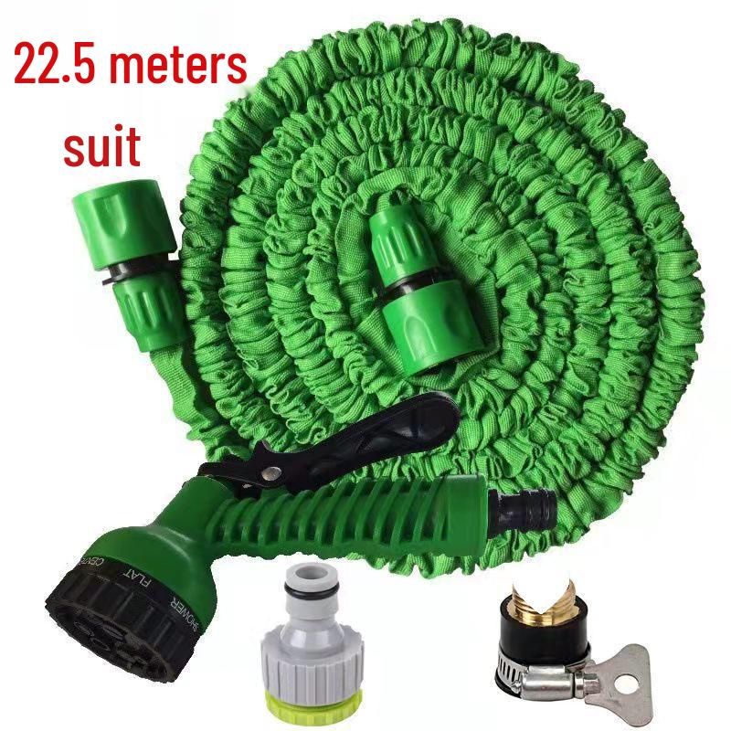 Expandable High-Pressure Retractable Water Hose & Garden/Car Wash Water Gun
