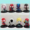 Набор ПВХ фигурок Человека-паука с коллекционными предметами для фанатов Marvel