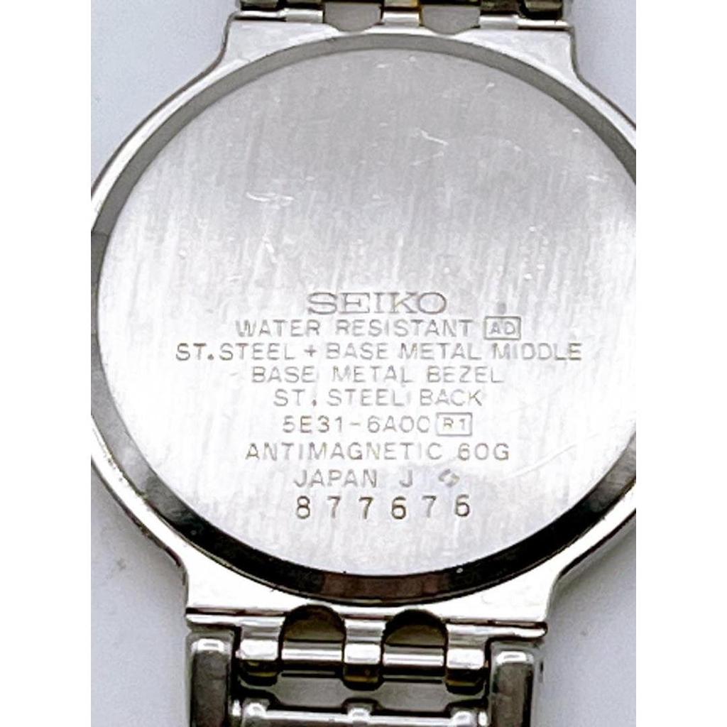 Б/у часы SEIKO Рабочие 5E31-6A00 Кварцевые Dolce