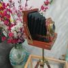 Decorative Cameras Old Retro Look Camera Brown Tripod Replica Home