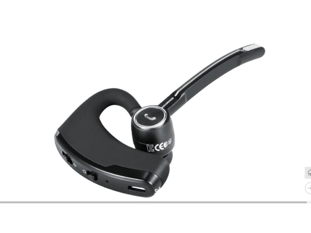 Деловая стерео Bluetooth-гарнитура V8S с голосовым оповещением, шумоподавлением и цифровым дисплеем.