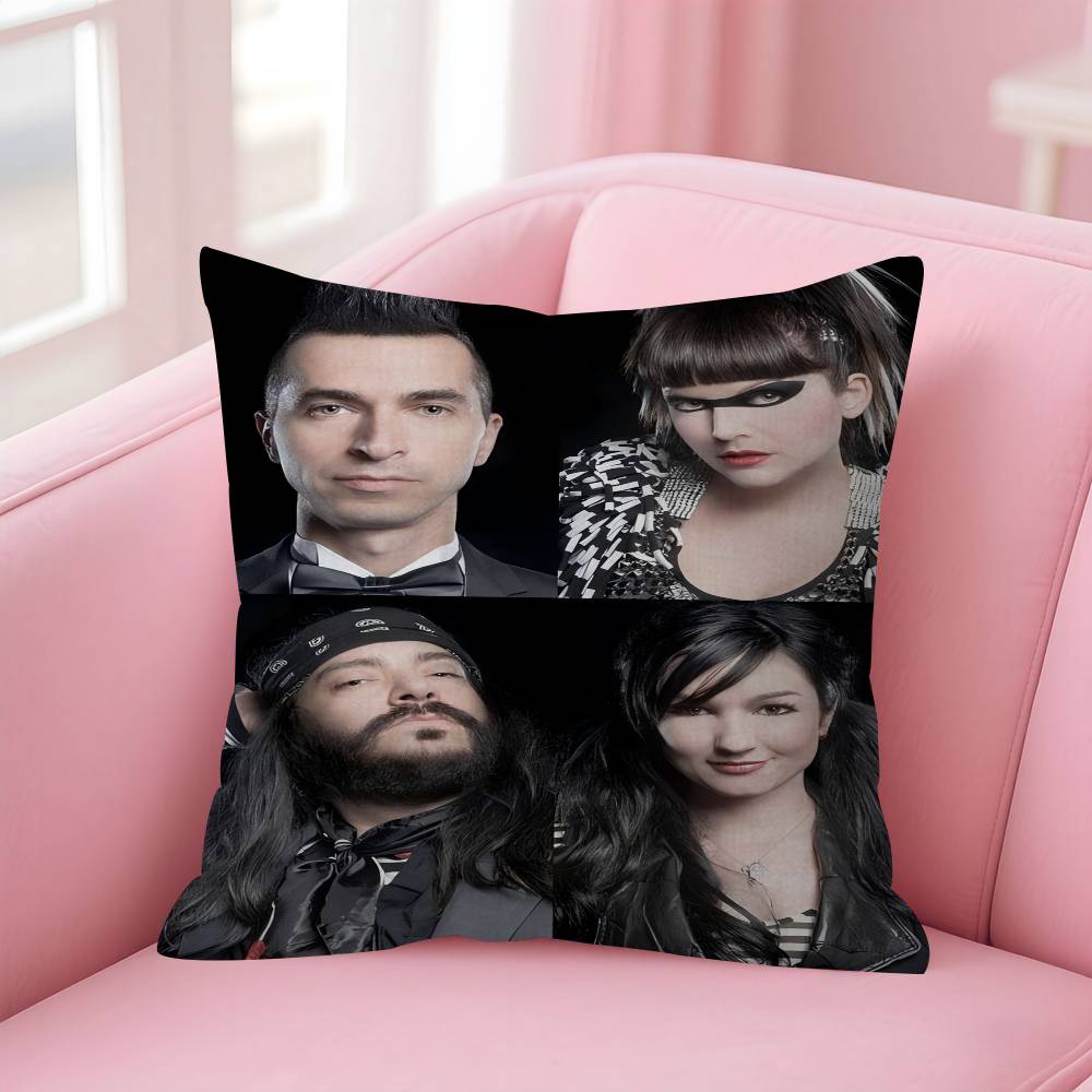 Известные Панк-Группы MMindless Self Indulgence Подушка Чехол для Подушки Наволочка Гостиная Диван Домашний Декор Индивидуальный