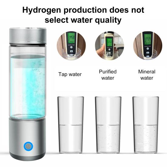 Генератор водородной бутылки с водой 1500PPB портативный 300 мл гидростакан SPE PEM Tech универсальный аппарат для бутылок с водой подарок для здоровья