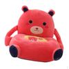 Cover Arm Plush Seat for Kids Cute Animal Pattern , Bear (Red)