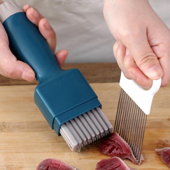 1 комплект, резак для куриного желудка, предотвращает случайные травмы, режущий инструмент, восемь лезвий, полезный лук, чеснок, рыба для приготовления пищи