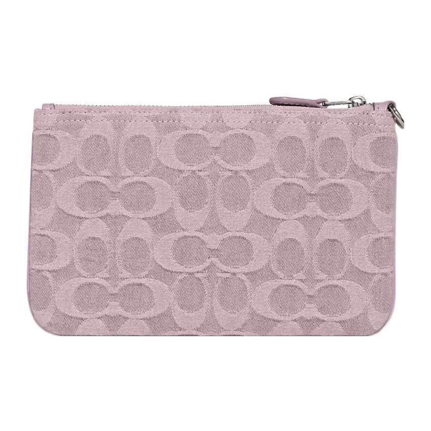 New COACH Tech Wallet Fabric Wrist Bags Clutches Small Size Women's Purple CJ874-LHPPU