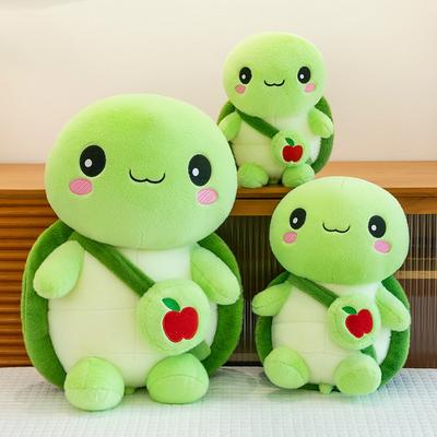 Плюшевая игрушка-черепаха Apple, кукла-черепаха, декоративная подушка, игрушка для царапания, призовой подарок для игрового автомата