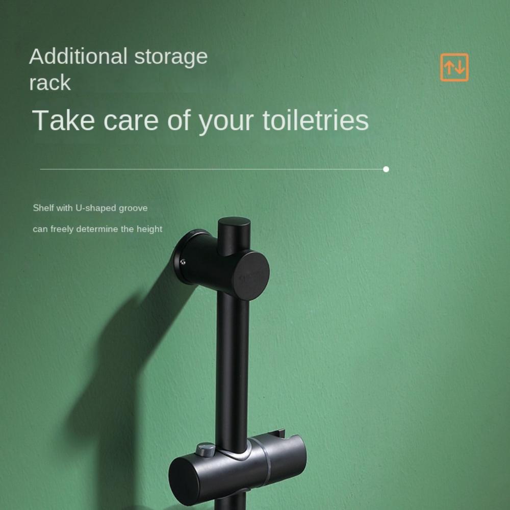 Держатель для душа с регулировкой на 360 градусов, съемный крепеж для душа, стержень для ванной комнаты