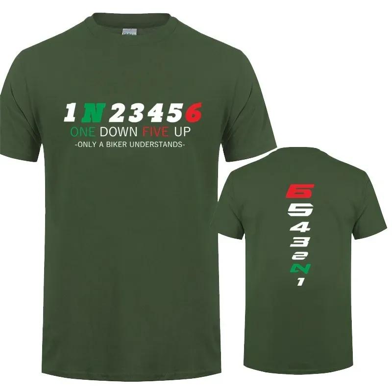 1N23456 Motorcycle Only A Biker Understands T Shirt Motorbike Tee Printed Race Shirt Casual Tops Summer Men Short Sleeve Cotton