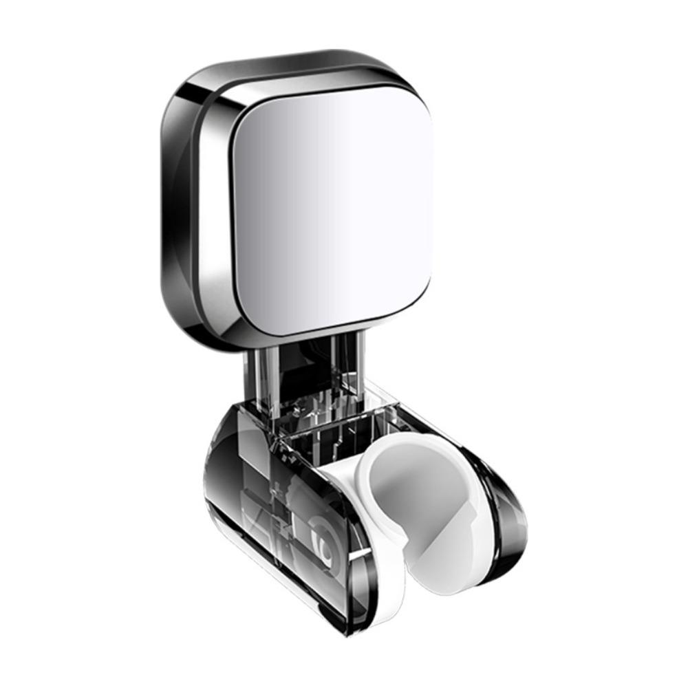 Держатель для душевой лейки на присоске, регулируемый распылитель, фиксированное основание, аксессуары для ванной комнаты