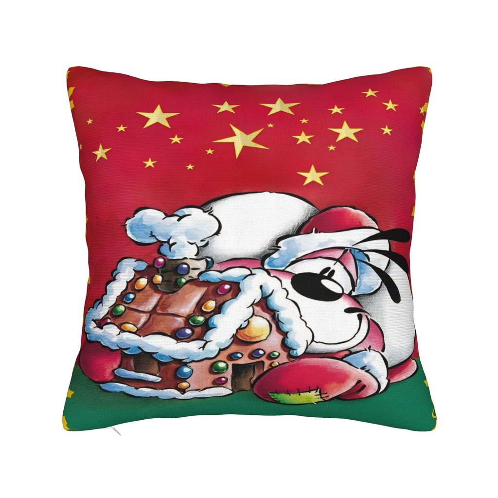 Cartoon D-Diddl Pillowcases Vintage Pillow Case For Living Room Chair Soft Pillow Cover
