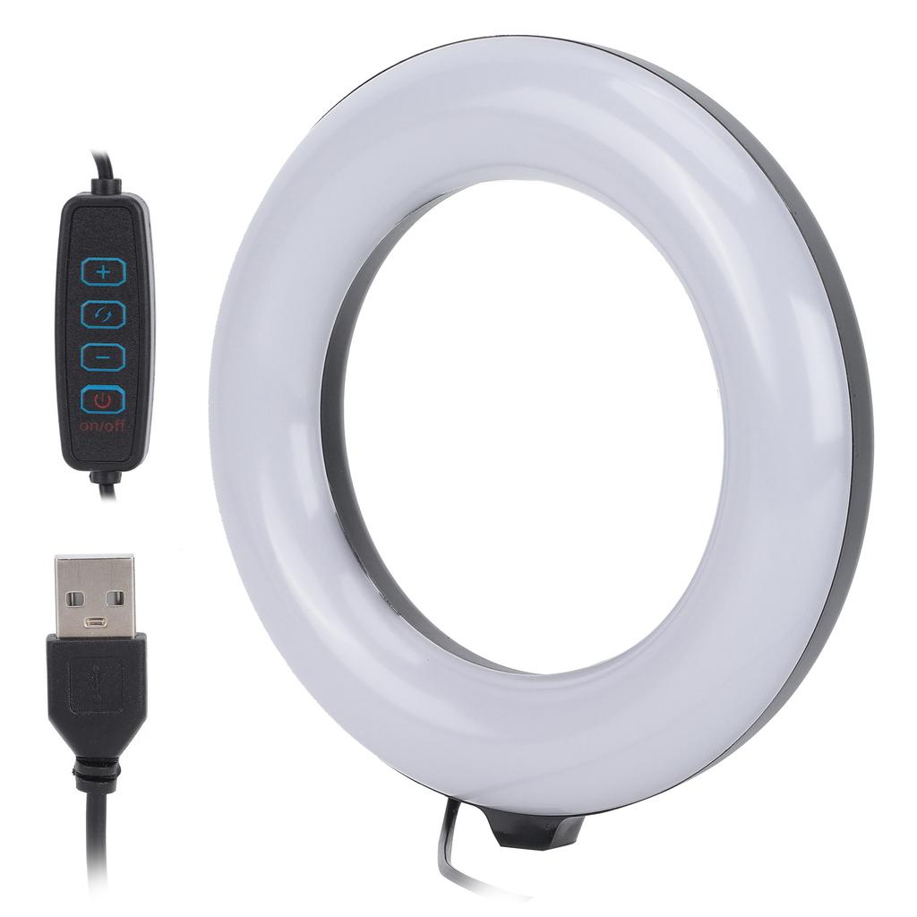 6-дюймовый кольцевой свет с двойной цветовой температурой 3000–6000 К для прямых трансляций, онлайн-встреч