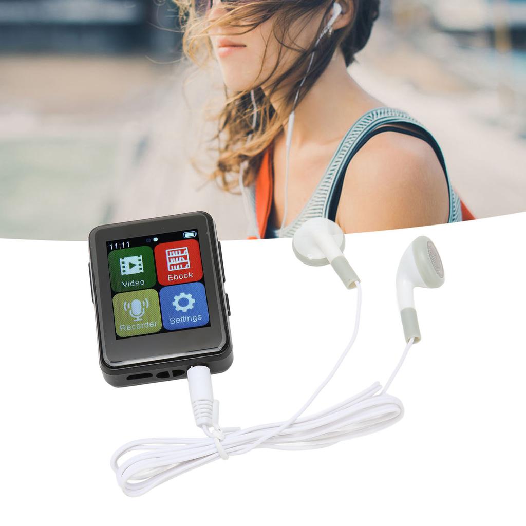 MP3-плеер 5.0 Интеллектуальное HD шумоподавление FM-радио Электронная книга 1,8-дюймовый полносенсорный MP3-плеер