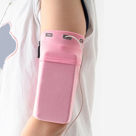 Сумка для телефона на руку, высокоэластичная, противоскользящая, с отверстием для наушников, водоотталкивающая, легкая, для фитнеса