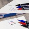 Stationeries 0.5/1mm Double Tip Permanent Paint Marker Fine Line Drawing Writing Oil Pen
