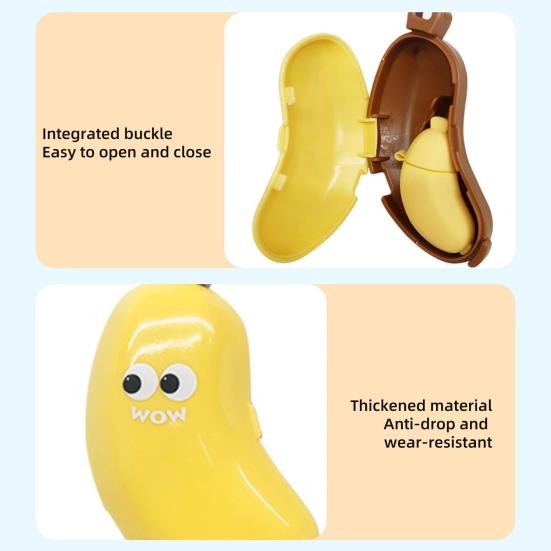 Футляр для зубной щетки Банан Держатель Диспенсер для зубной пасты Портативный Дорожный Бокс для хранения Водонепроницаемый Держатель колпачков для зубной щетки для путешествий Ежедневного использования