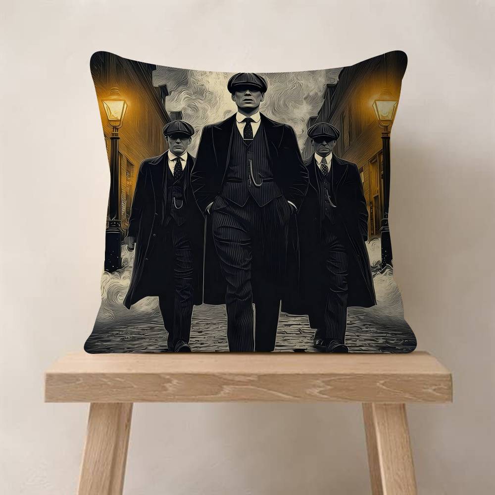 Peaky Blinders TV Play Personalized Picture Text Home Decorative Pillows Household Gifts 45x45cm