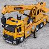 Размер 1:18 Кран Электрический Санитарный Мусоровоз Модель Игрушечная Машина Литой Металл Свет Музыка Инженерные Транспортные Средства Модель Украшения