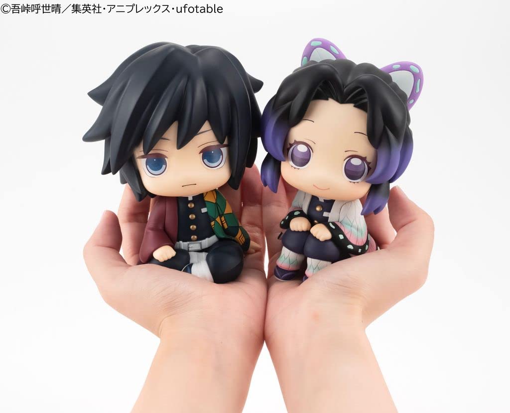 Rukappu Demon Kimetsu no Yaiba Shinobu Kocho, примерно 110 мм, готовая фигурка, окрашенная в ПВХ, Slayer