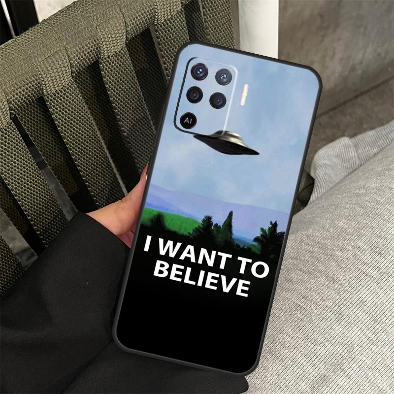 Кейс The X Files Я хочу верить для Oppo A78 A98 A80 A40 A60 A18 A38 A58 A15 A17 A77 A74 A94 A54 A57S A16 A76 A96 Чехол
