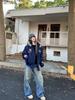 Американский меховой воротник ретро вышивка значок хлопковый стеганый пальто женская зимняя новая нишевая утолщенная теплая куртка хлопок модная