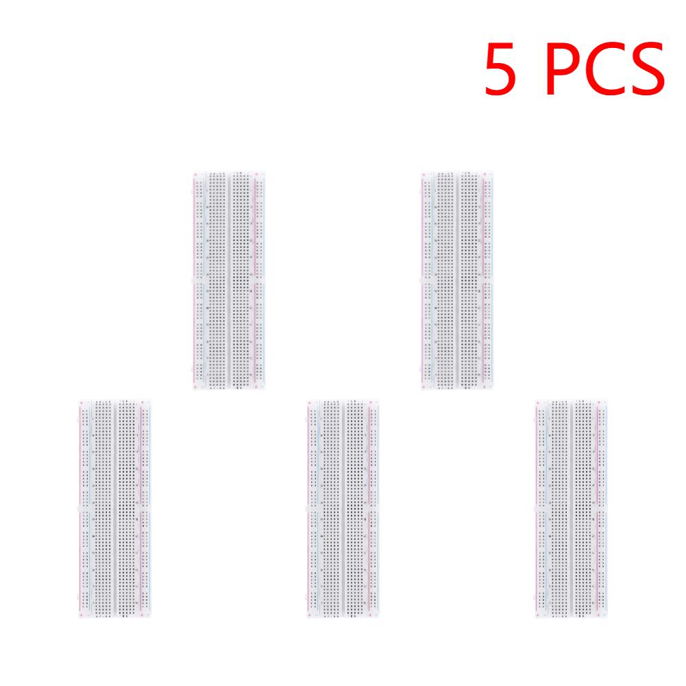 10-1PCS Prototype PCB Solderless Breadboard Solderless Breadboard Protoboard Circuit PCB DIY Kit 200 Hole Develop PCB test Board