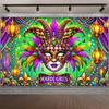 Carnival Mask Ball Theme Party Photography Background, Adult Birthday Party, Family Party Decoration Photography Backdrop Cloth