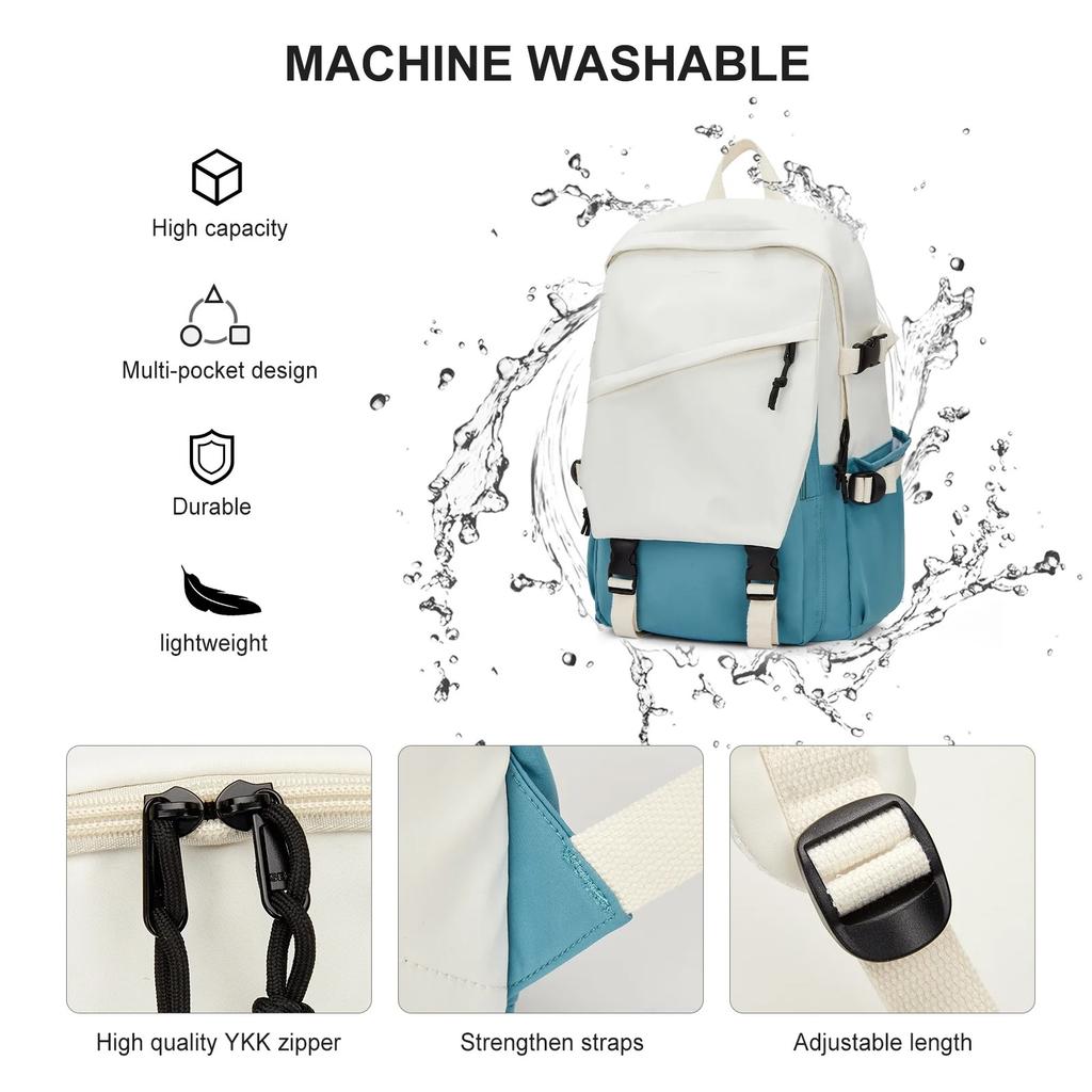 Casual Backpack Large Laptop Backpack Men And Women Waterproof Lightweight School Bag Travel Sports Backpack