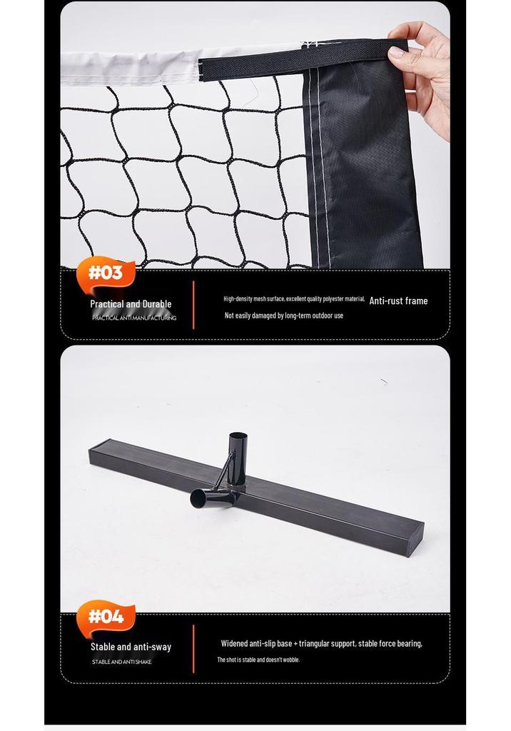 Foldable & Portable Pickleball Net Stand for Indoor/Outdoor Tennis Training