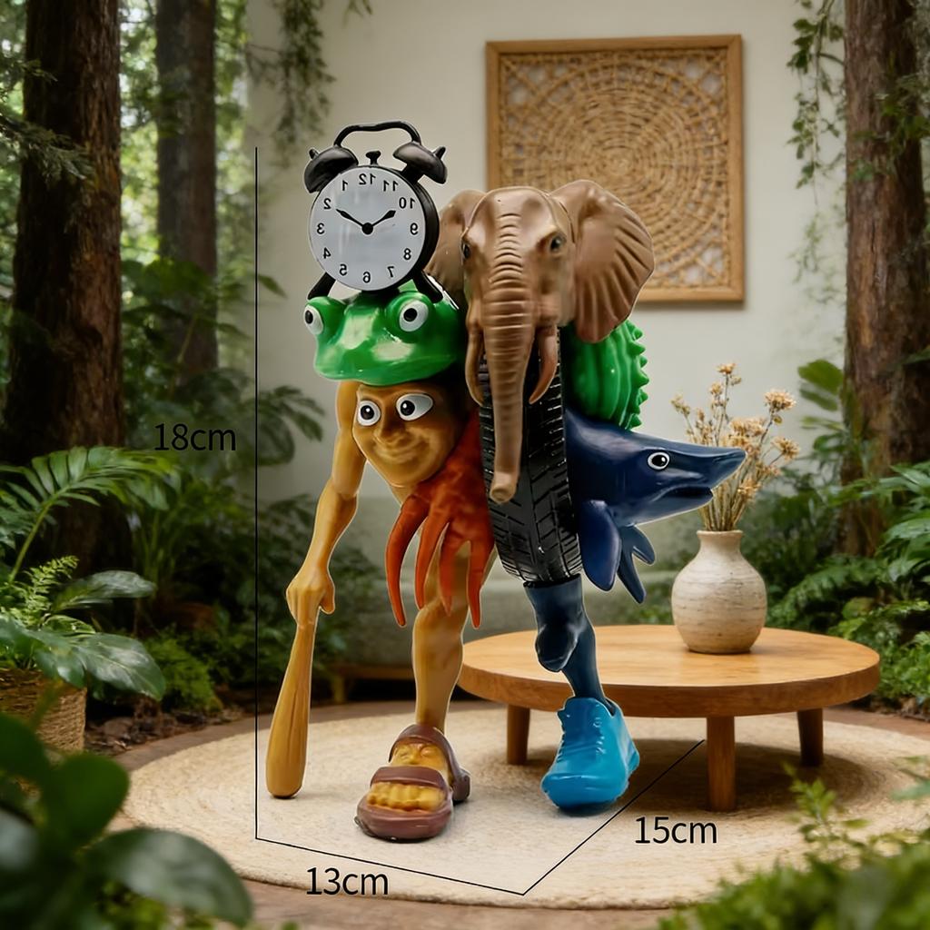 New Shark Figurine Tungtungsahur Figure Funny Doll Desktop Decoration Tralalero Tralala Figure Articulated Movable 3D Printed To