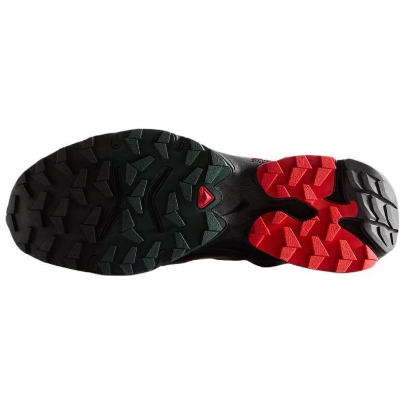 KITH x SALOMON XT Voyager Низкие повседневные кроссовки для города и бега Унисекс Черные Зеленые Кроссовки 477723