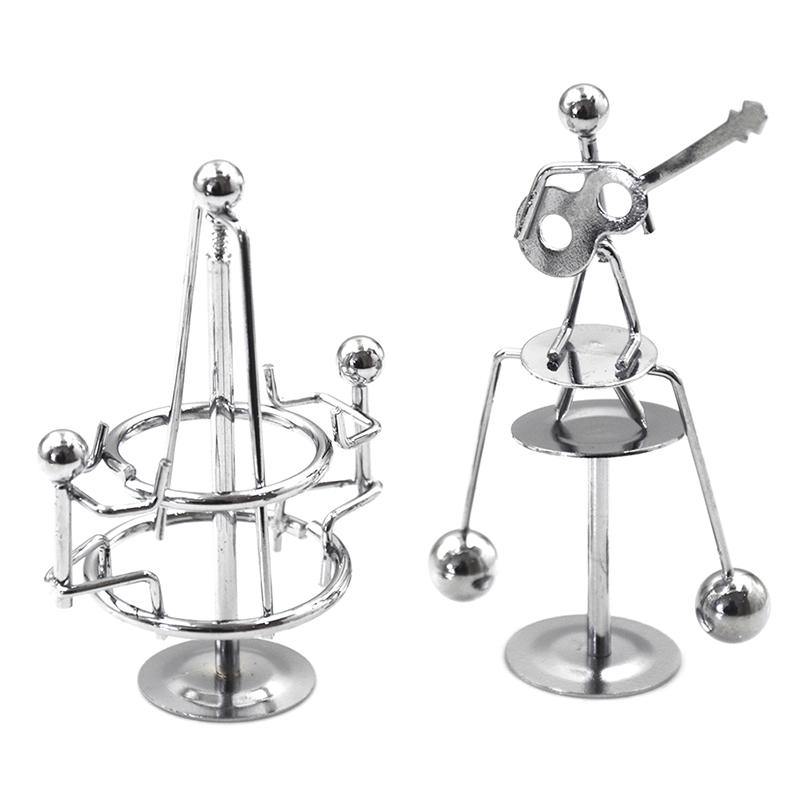 Mini Newton'S Cradle Balance Balls Physics Classic Science Fun Desk Toys Office