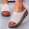 Women Sandals Soft Bottom Wedge Heels Sandals For Summer Shoes Slippers Platform Zapatos Mujeres Elegant Heeled Sandals