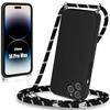 Protective Case - E.F.CONNECTION - for iPhone 14 Pro Max - Flexible - Silicone - Black