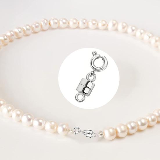 6Pcs Magnetic Necklace Clasp with Lobster Clasp Jewelry Connecting Buckle Necklaces Extender Bracelet Closure DIY Crafts