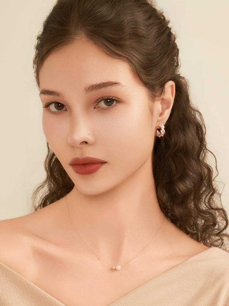 Ellejewelry 14K Gf Серьги-гроздья Mix Elgpee586