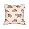 Kawaii Capybara  Pillow Case  Design Pillow Cover Novelty Pillowcases For Living Room Chair