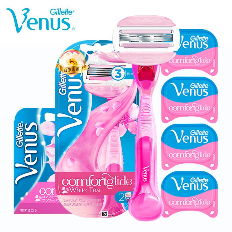 Gillette Venus Женские лезвия для бритья, женская бритва для удаления волос, эпилятор, бикини, бритва для тела, подмышек, сменные бритвы, триммер