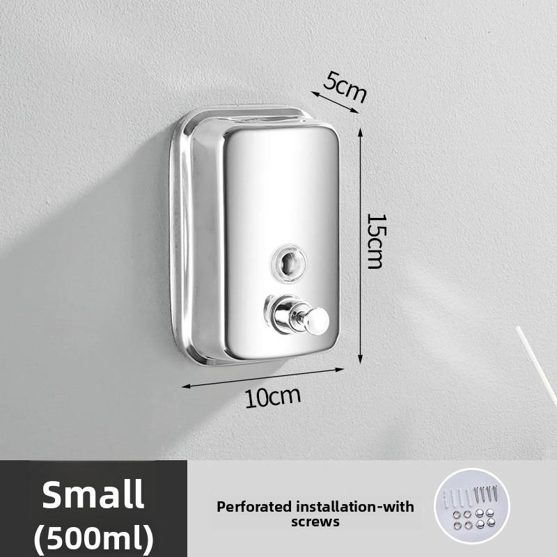 Duoyi Modern Wall-Mounted 304 Stainless Steel Foam Soap Dispenser with 1 Year Warranty for Hotel Toilet and Bathroom Use