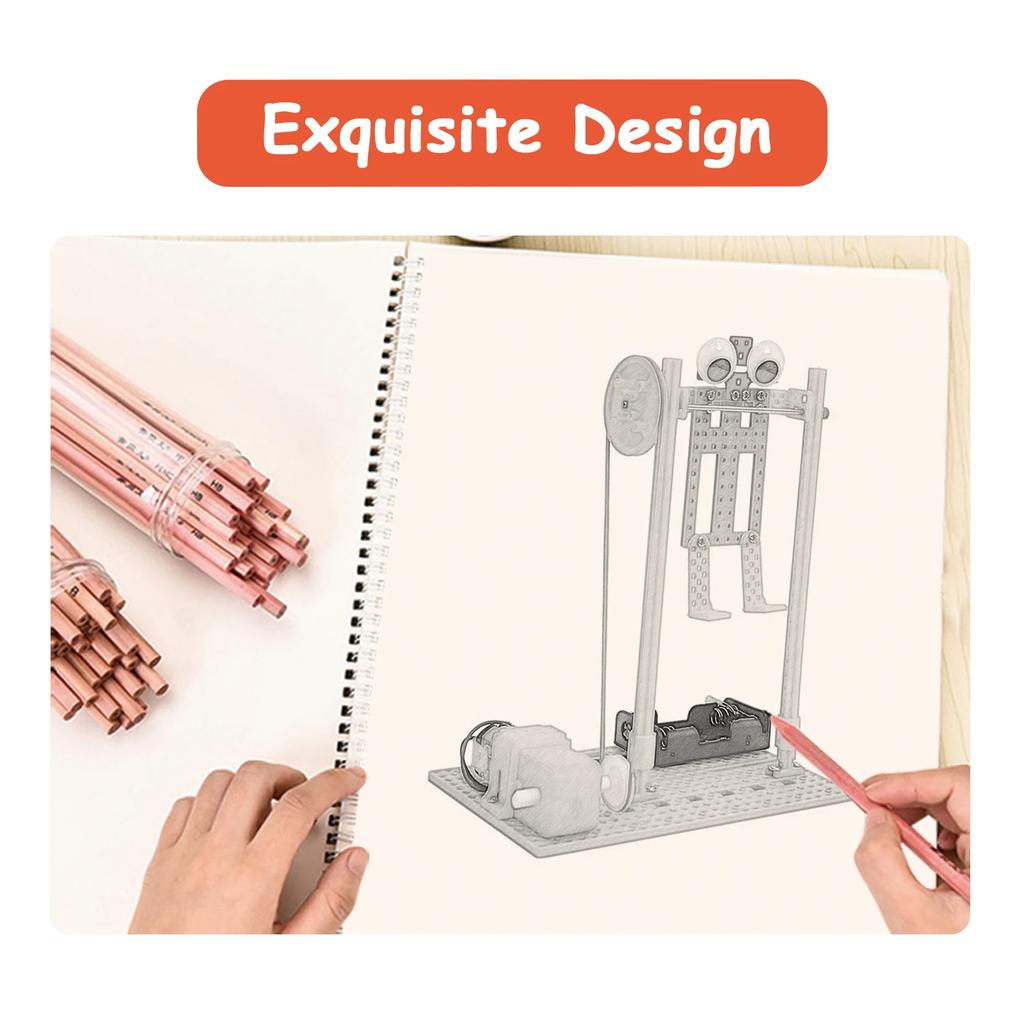 DIY Электрический Робот-Турник для Детей, Научные Игрушки, Образовательный Набор Для Экспериментов по Физике, Школьный Проект, Художественное Ремесло, Игрушка