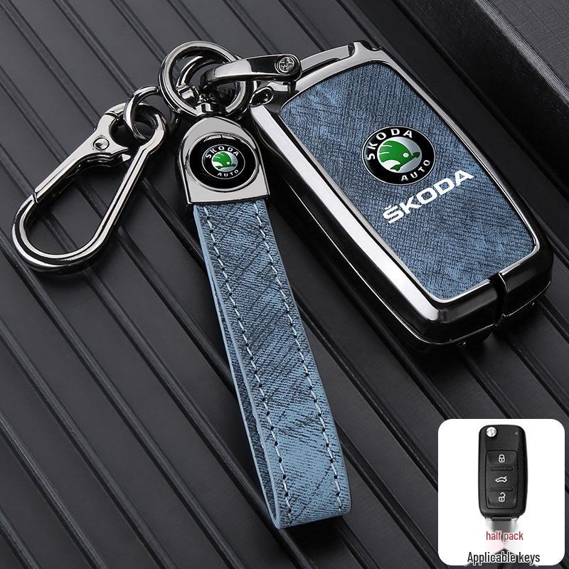 Чехол для ключа Skoda Octavia для Superb, Kamiq, Fabia, Karoq, Xin Dong, Haorui – Корпус и пряжка для автомобильного ключа.