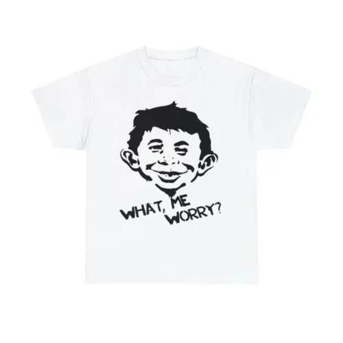 MAD Alfred E. Neuman Shirt , Alfred e neuman what me worry t-shirt all sizes....