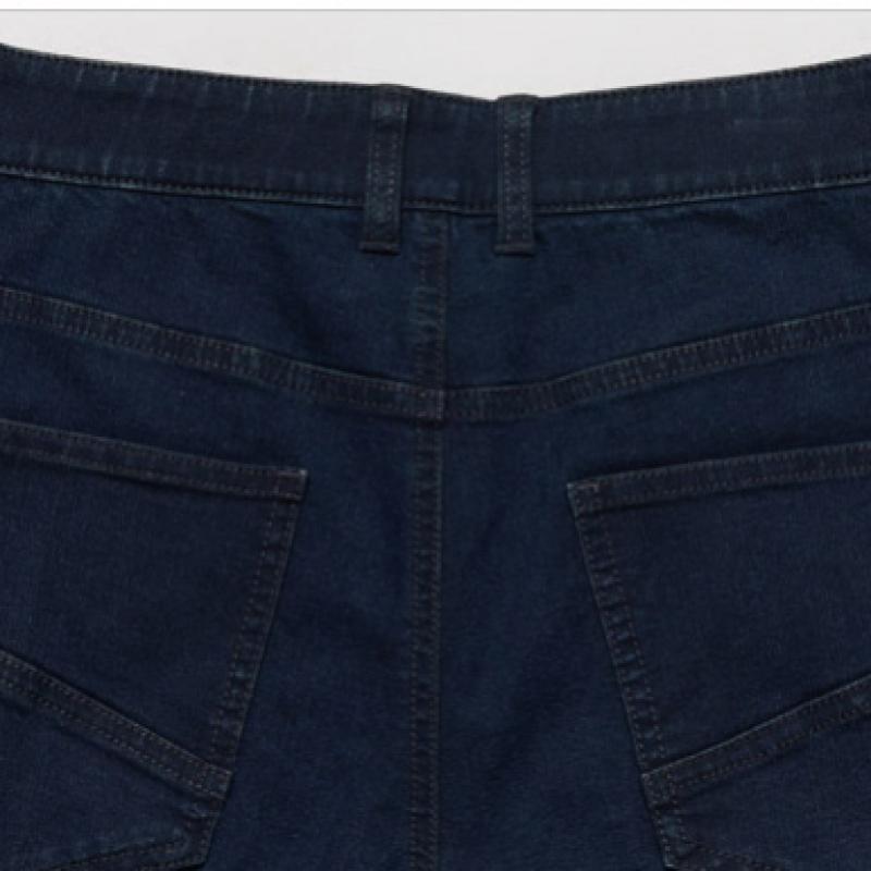 Bang Bang Men S Lycra Straight Fit Denim Navy