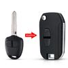 Modified Flip Remote Key Shell Case For Mitsubishi Pajero Sport 2 New ASX GRANDIS Outlander LANCER-EX X Right/Left Blade