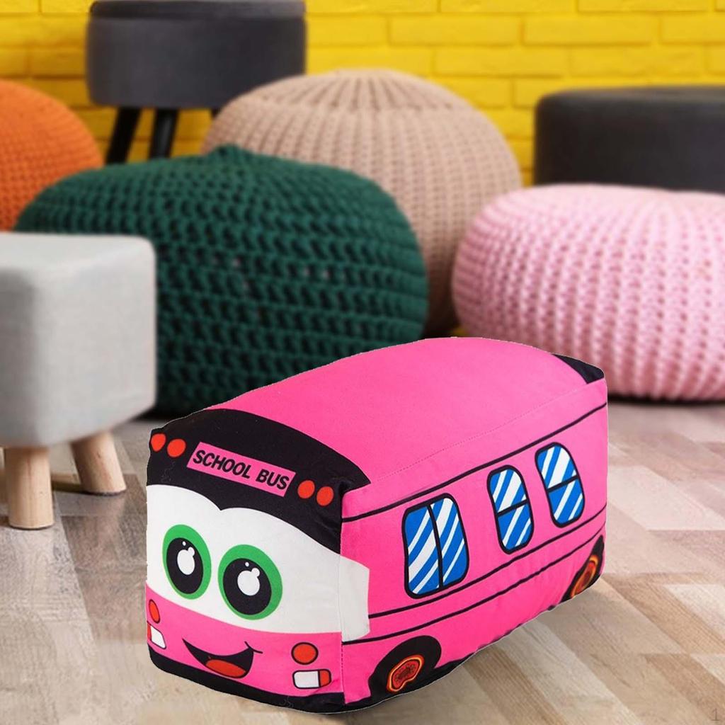 Car Stuffed Vehicle Decorative Cushion Cartoon Pillow Baby Boys Girls Children Holiday Gift